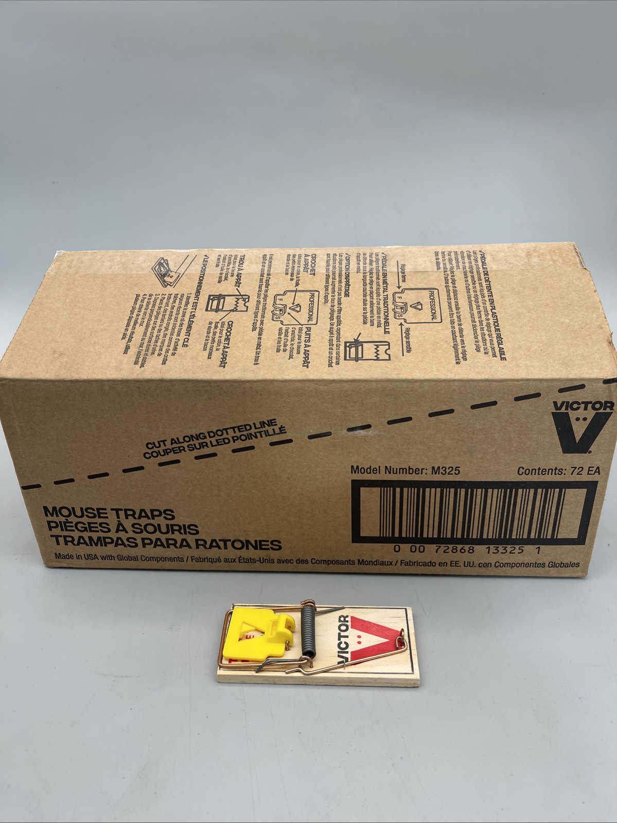 72 Mouse Traps Victor Wooden Mouse Traps Victor Expanded Trigger Mouse Trap M325 72 Mouse Traps Victor Wooden Mouse Traps Victor Expanded Trigger Mouse Trap M325