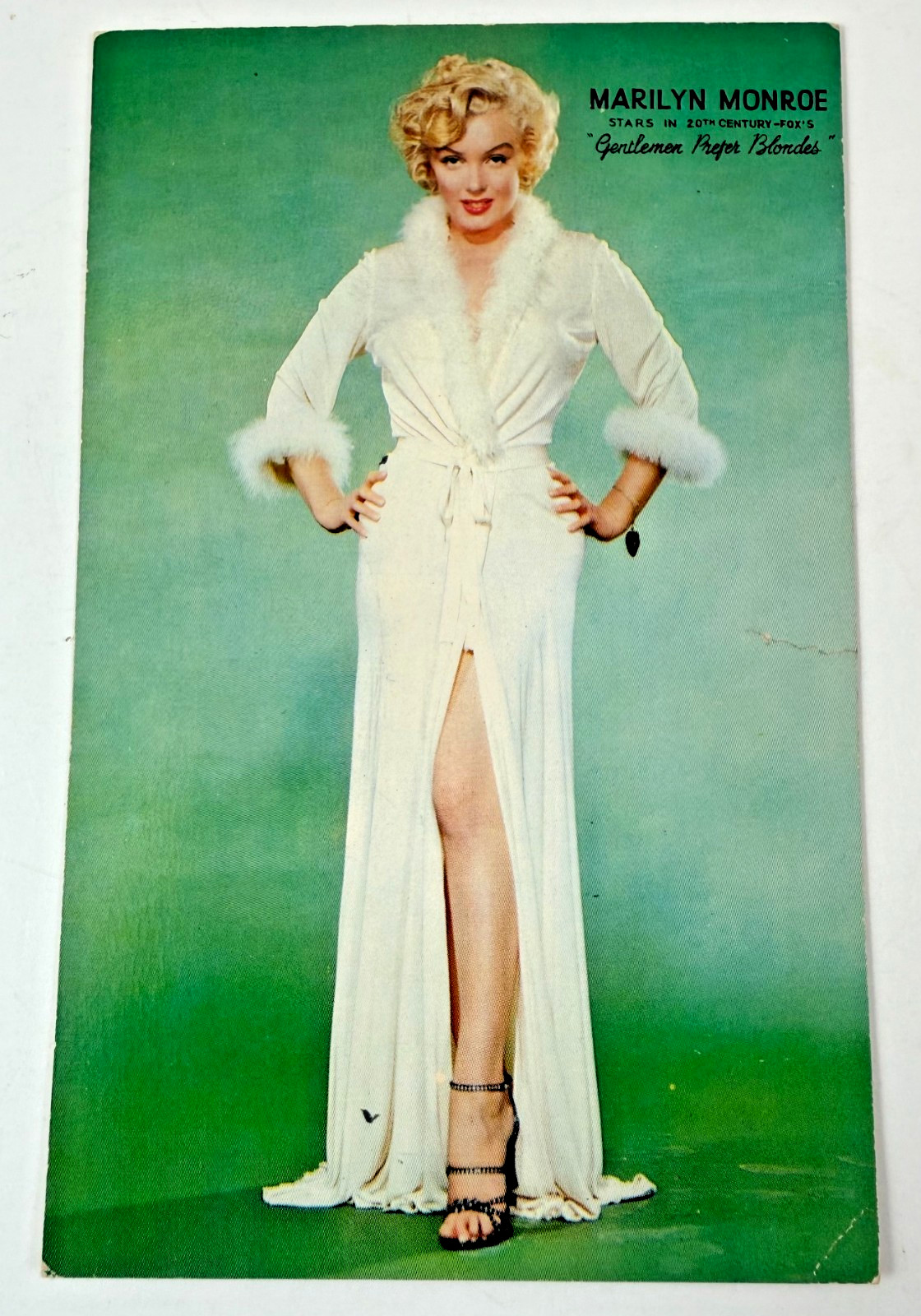 Vintage 1953 Marilyn Monroe Gentlemen Prefer Blondes Promotional PHOTO POSTCARD
