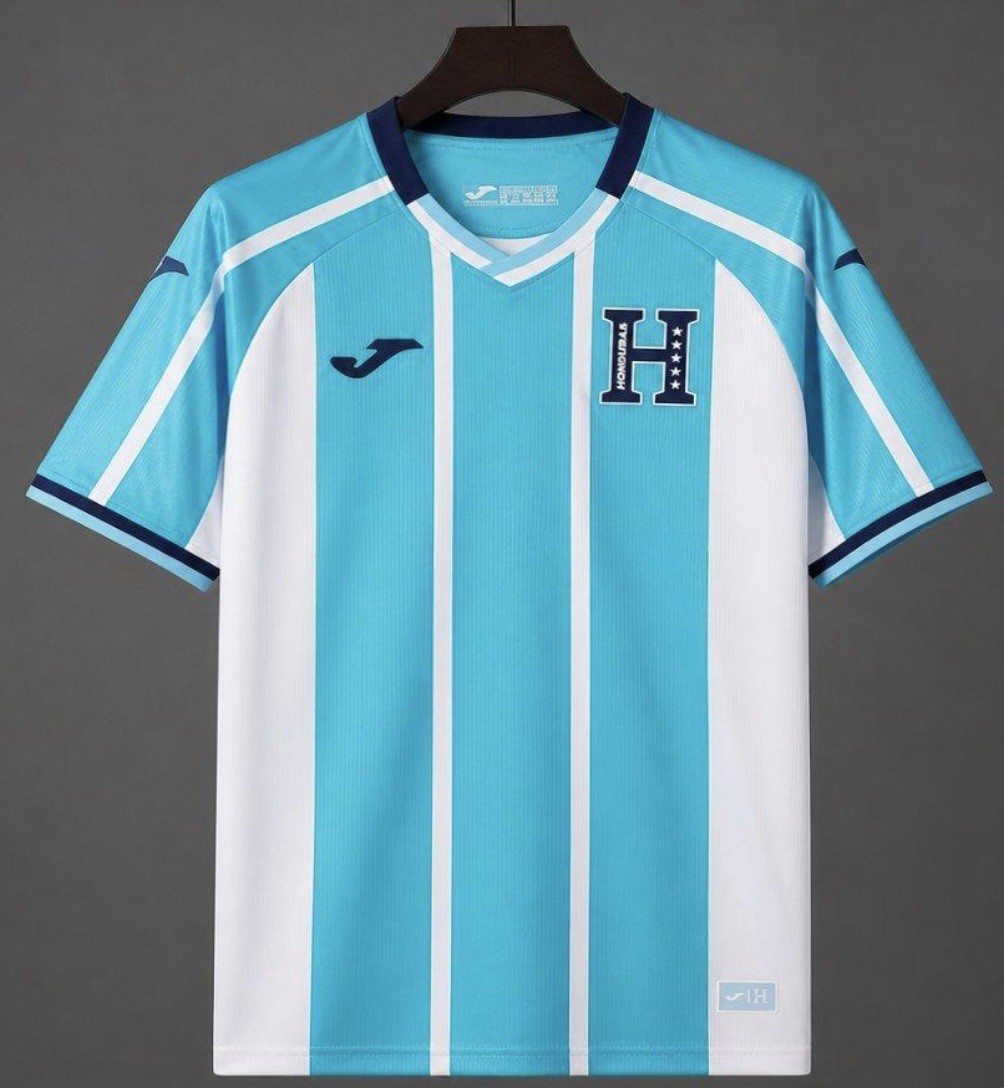 HONDURAS AWAY JERSEY SKY BLUE WHITE 2026 size XL HONDURAS AWAY JERSEY SKY BLUE WHITE 2026 size XL