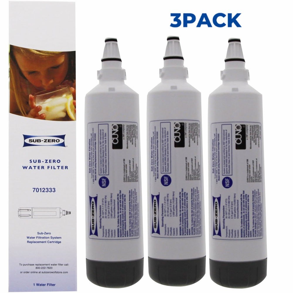 SUB-ZERO 7012333 Ice Maker Water Filter - 3 PACK, USA STOCK