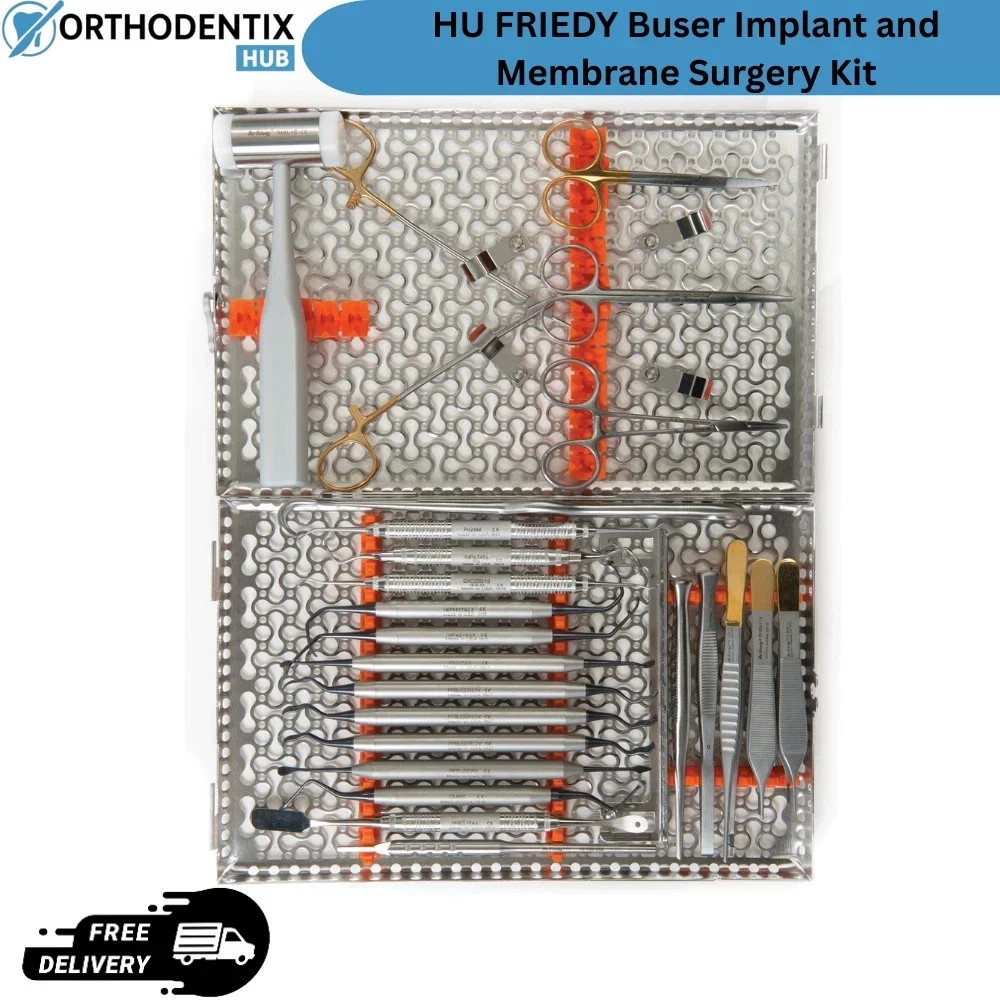 Hu-Friedy Buser Implant Surgery Kit | Professional Dental Implant Instrument Set Hu-Friedy Buser Implant Surgery Kit | Professional Dental Implant Instrument Set
