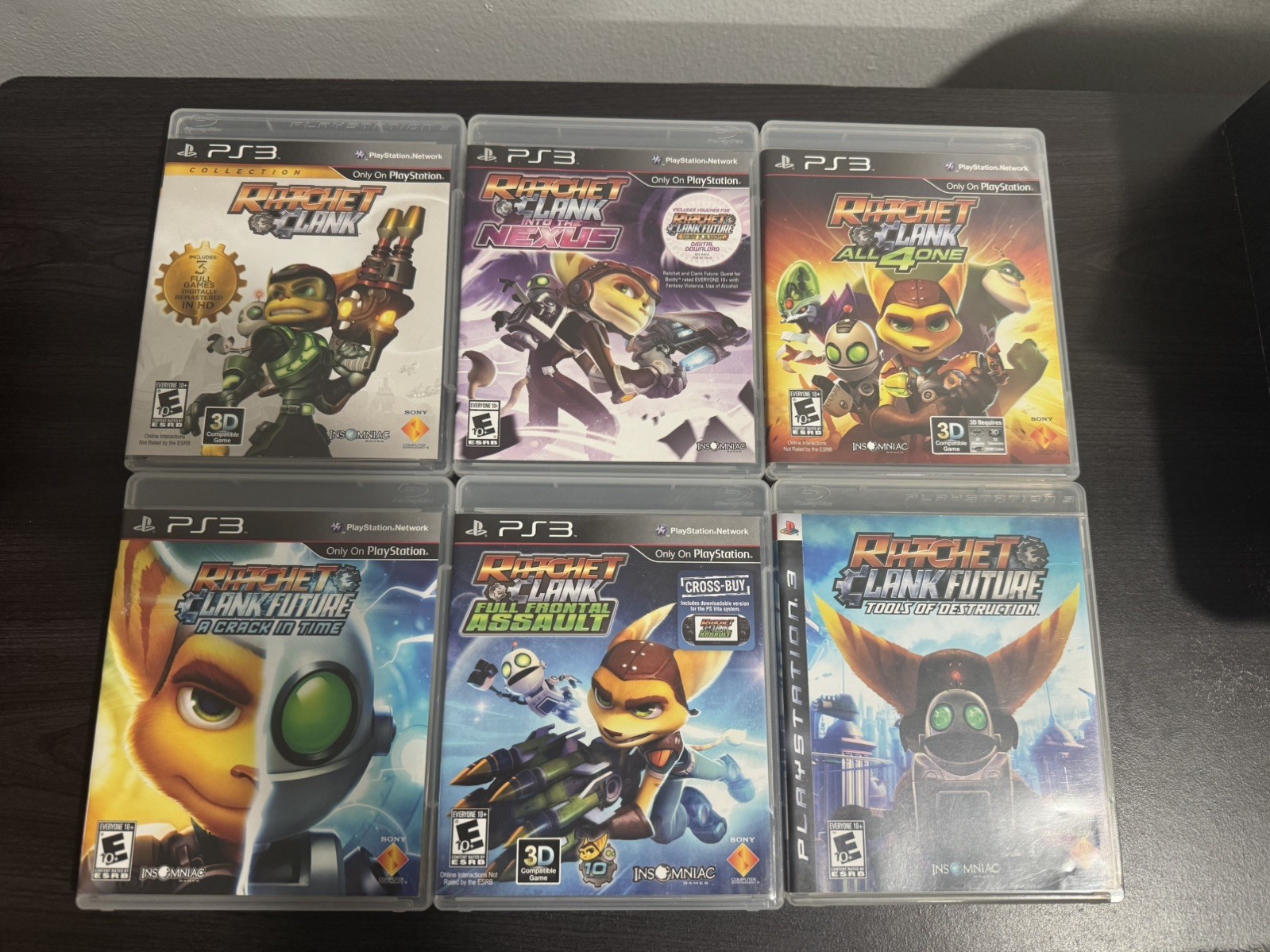 Ratchet & Clank: Nexus, All 4 One, A Crack In Time, Full Assault BUNDLE LOT Ratchet & Clank: Nexus, All 4 One, A Crack In Time, Full Assault BUNDLE LOT