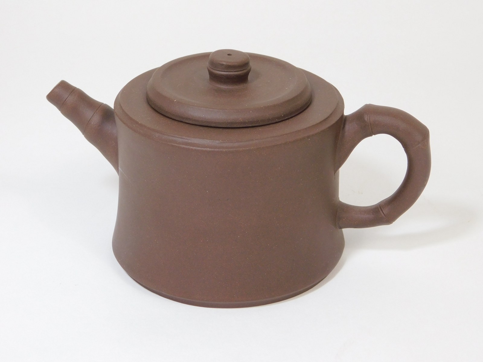 Yixing Zisha mixed purple clay Teapot mark LU Meijuan 1980 卢美娟拼紫泥柱础