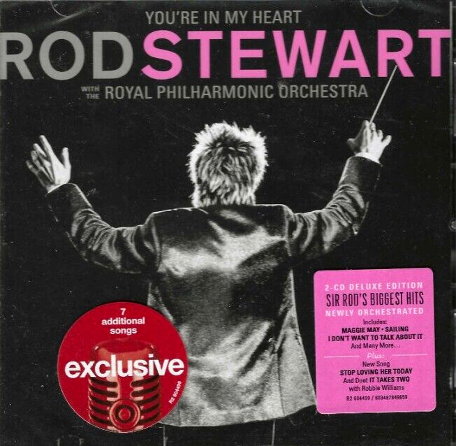 Rod Stewart, Best Of ,You're in My Heart NEW 2 CDS Hits ,New, 22 Tracks Deluxe