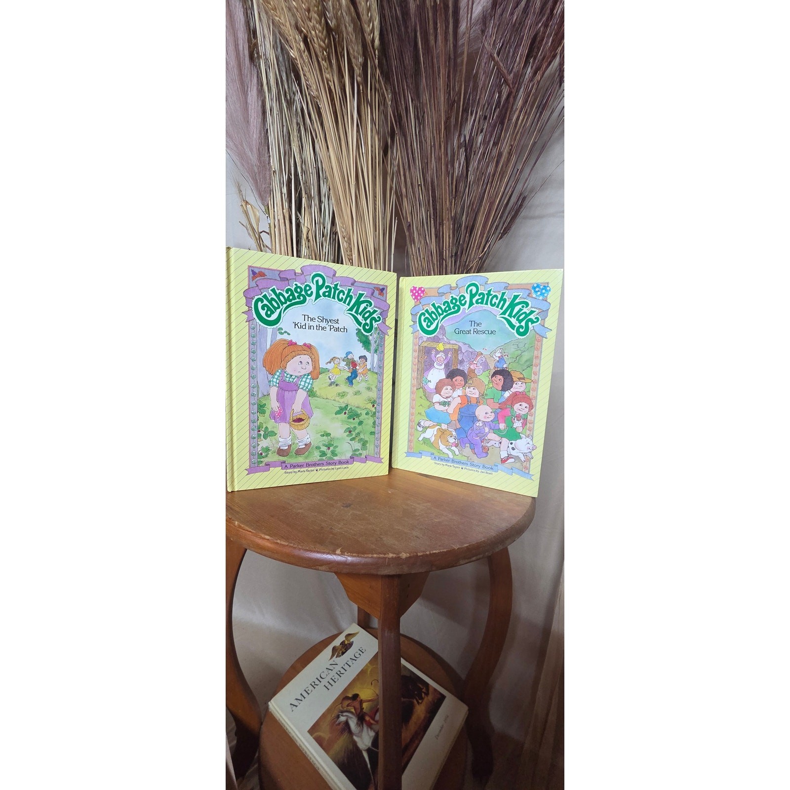 Vintage 1984 Cabbage Patch Kids Hardcover Book Bundle - Set of 2