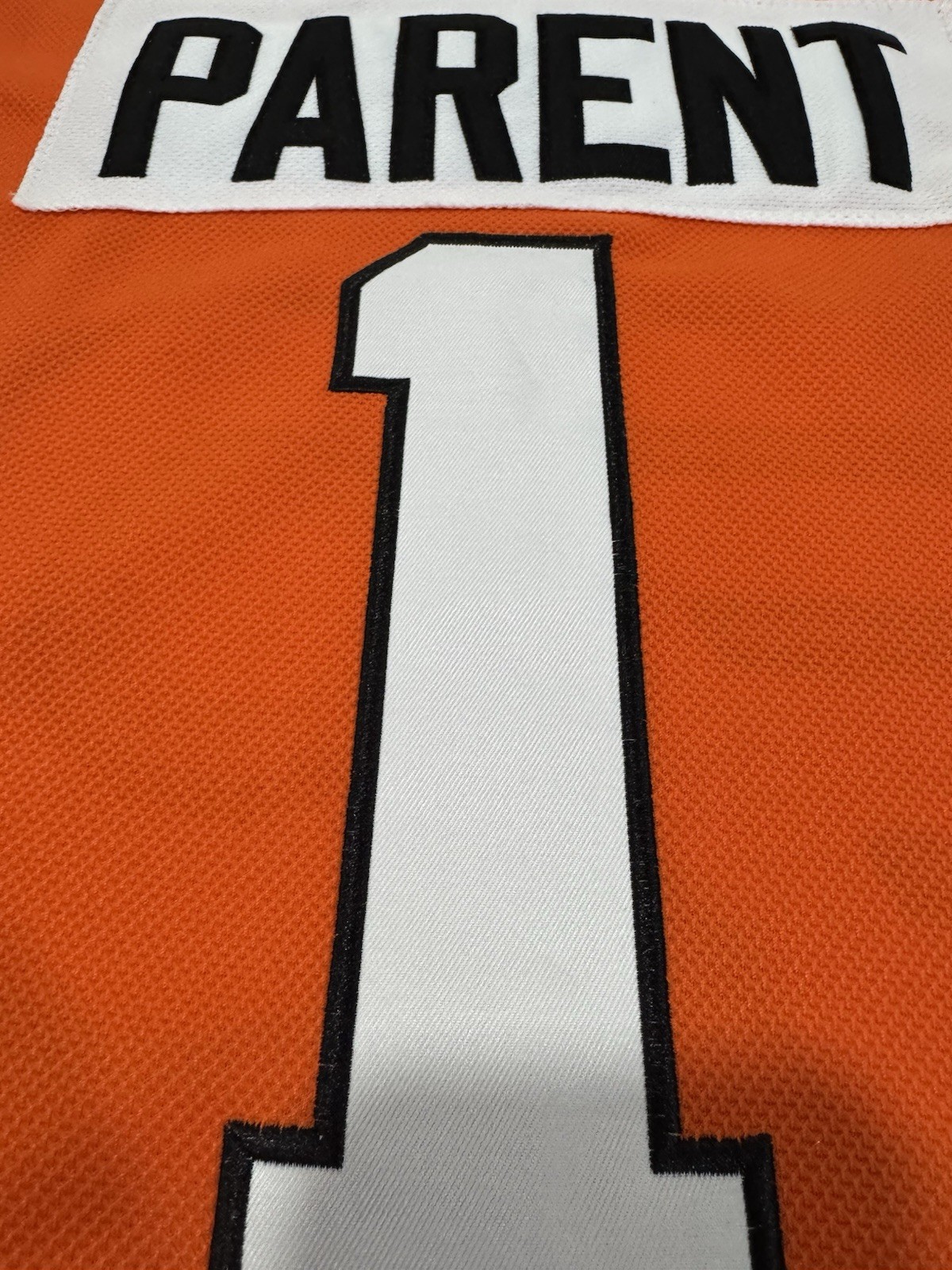 Bernie PARENT Philadelphia Flyers #1 Home Throwsback Jersey ALL Sizes New w/tag Bernie PARENT Philadelphia Flyers #1 Home Throwsback Jersey ALL Sizes New w/tag