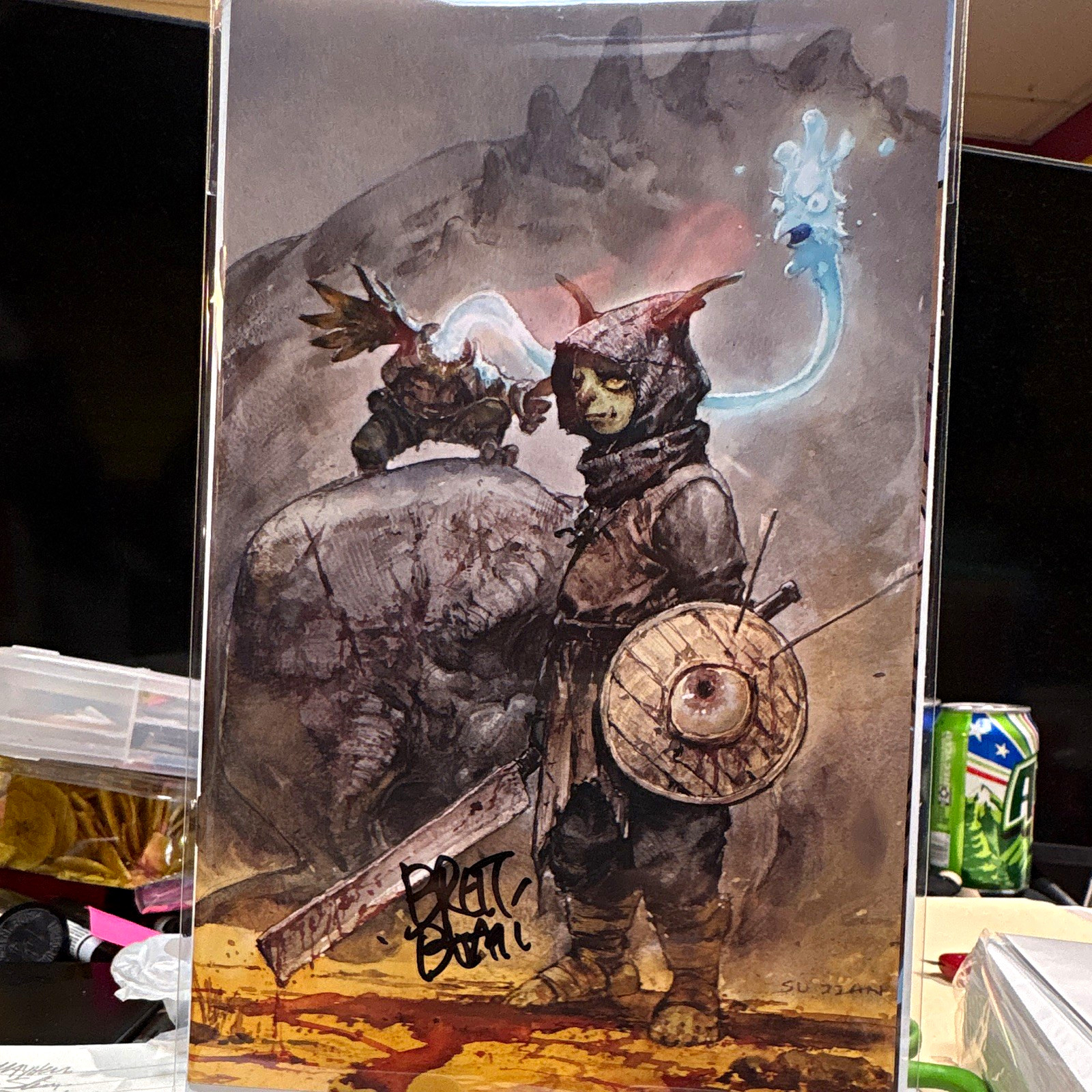 D’orc #4 Super Rare Virgin variant signed by Brett Bean D’orc #4 Super Rare Virgin variant signed by Brett Bean