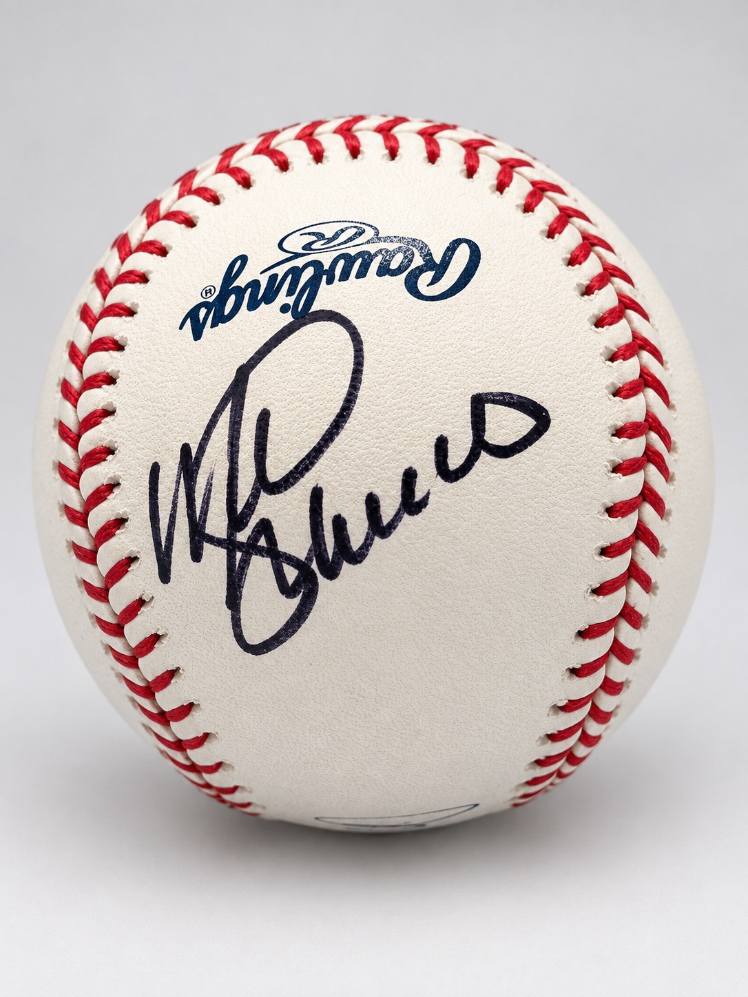 Ryne Sandberg Mike Schmidt Signed Baseball JSA LOA Phillies Cubs HOF Inscription