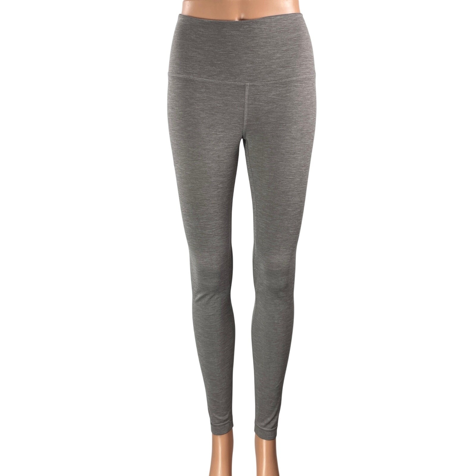 Lululemon Women\'s Heather Gray High Waisted Activewear Athletic Legging Pants 6