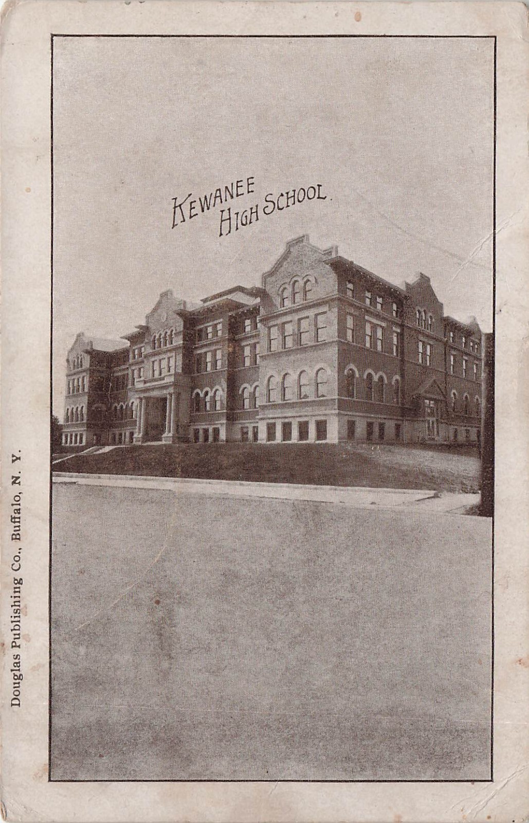 Kewanee IL Illinois High School Henry County Vtg Postcard F26