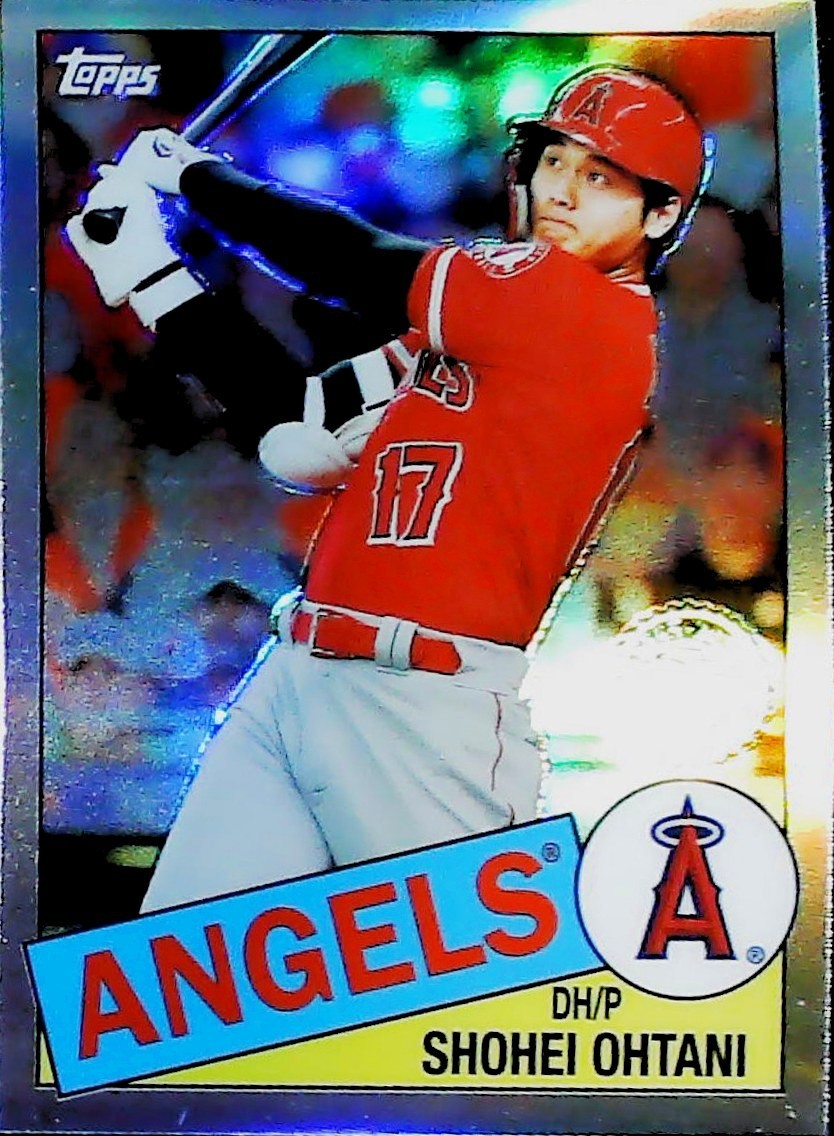 2020 TOPPS CHROME 1985 VARIATION 85TC-7 SHOHEI OHTANI LOS ANGELES ANGELS 2020 TOPPS CHROME 1985 VARIATION 85TC-7 SHOHEI OHTANI LOS ANGELES ANGELS