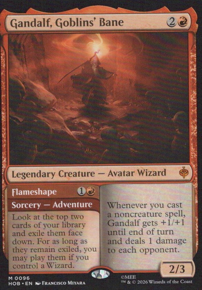 Gandalf, Goblins\' Bane The Hobbit #96 Mythic