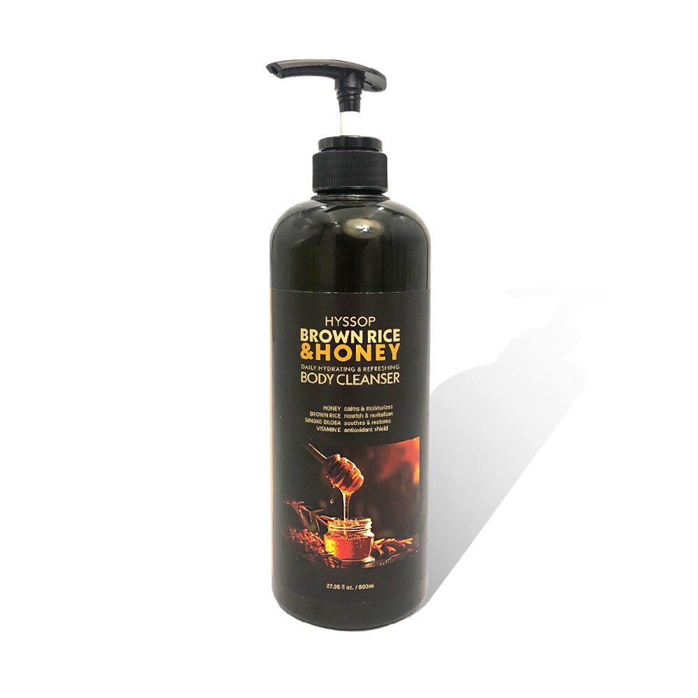 HYSSOP Brown Rice & Honey Body Cleanser 800ml