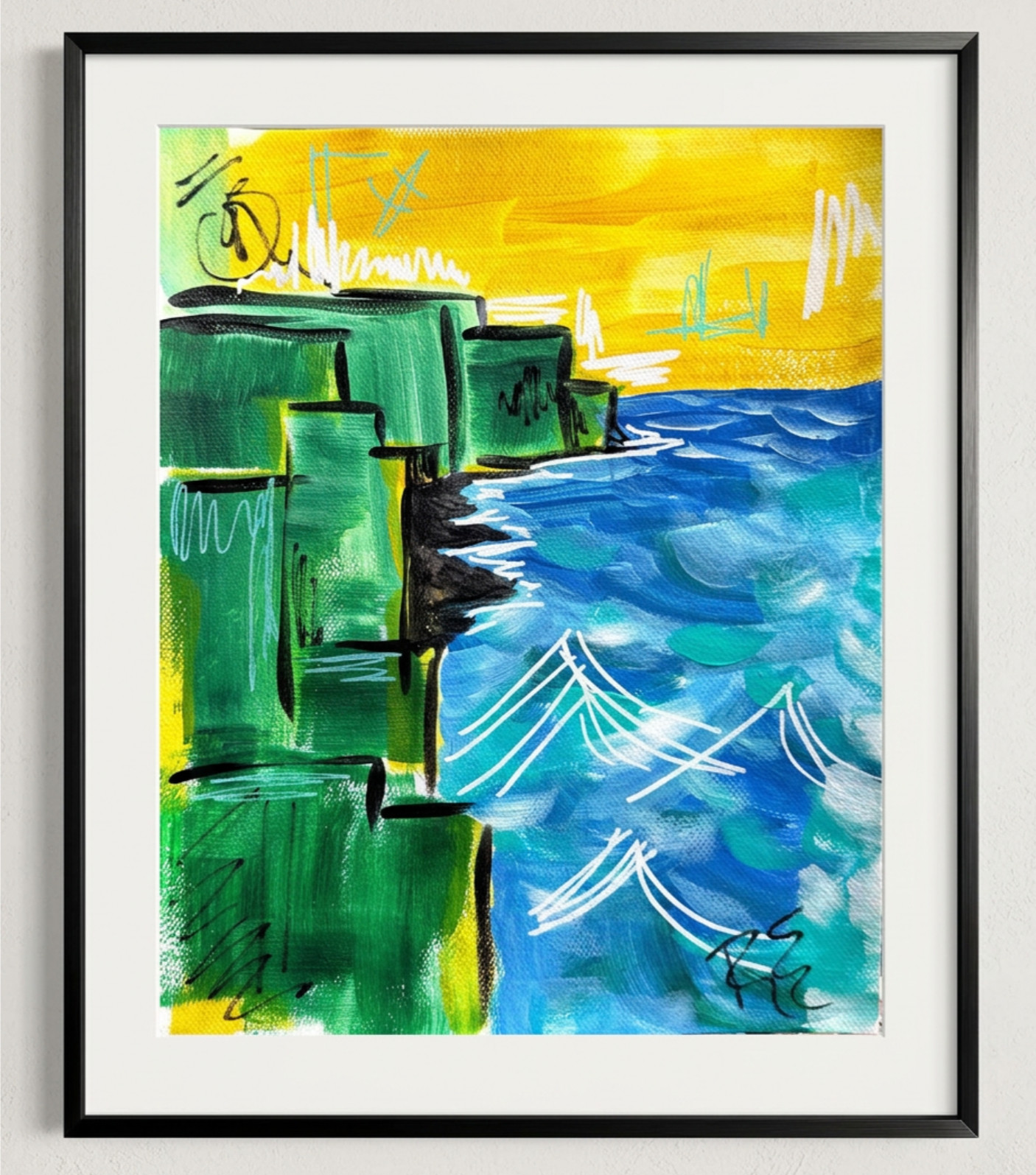 EMBRY Original 11x14 Abstract Acrylic Painting \