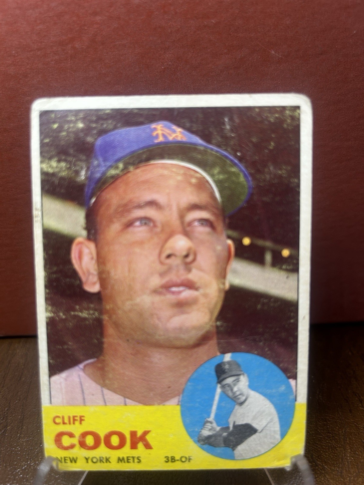 1963 Topps #566 Cliff Cook VG 