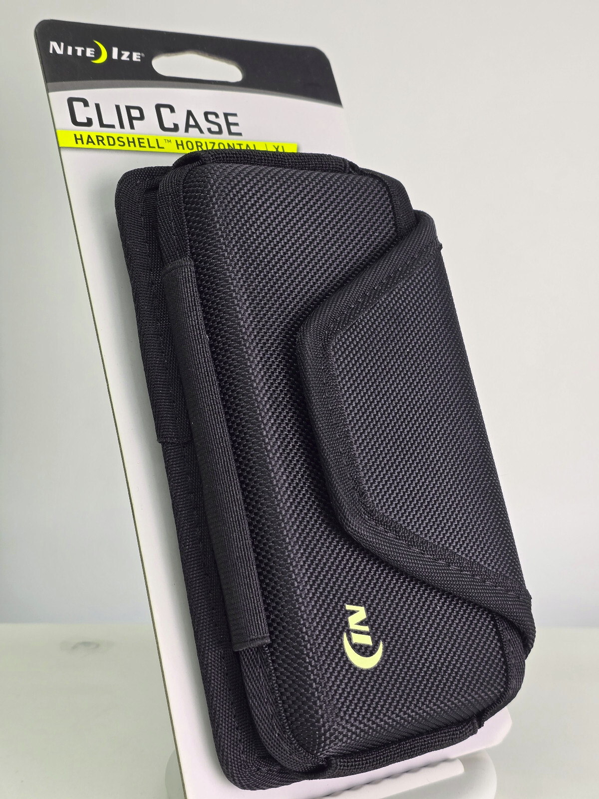 Nite Ize Universal Hardshell XL Holster Case Rugged Pouch w/Belt Clip - Black