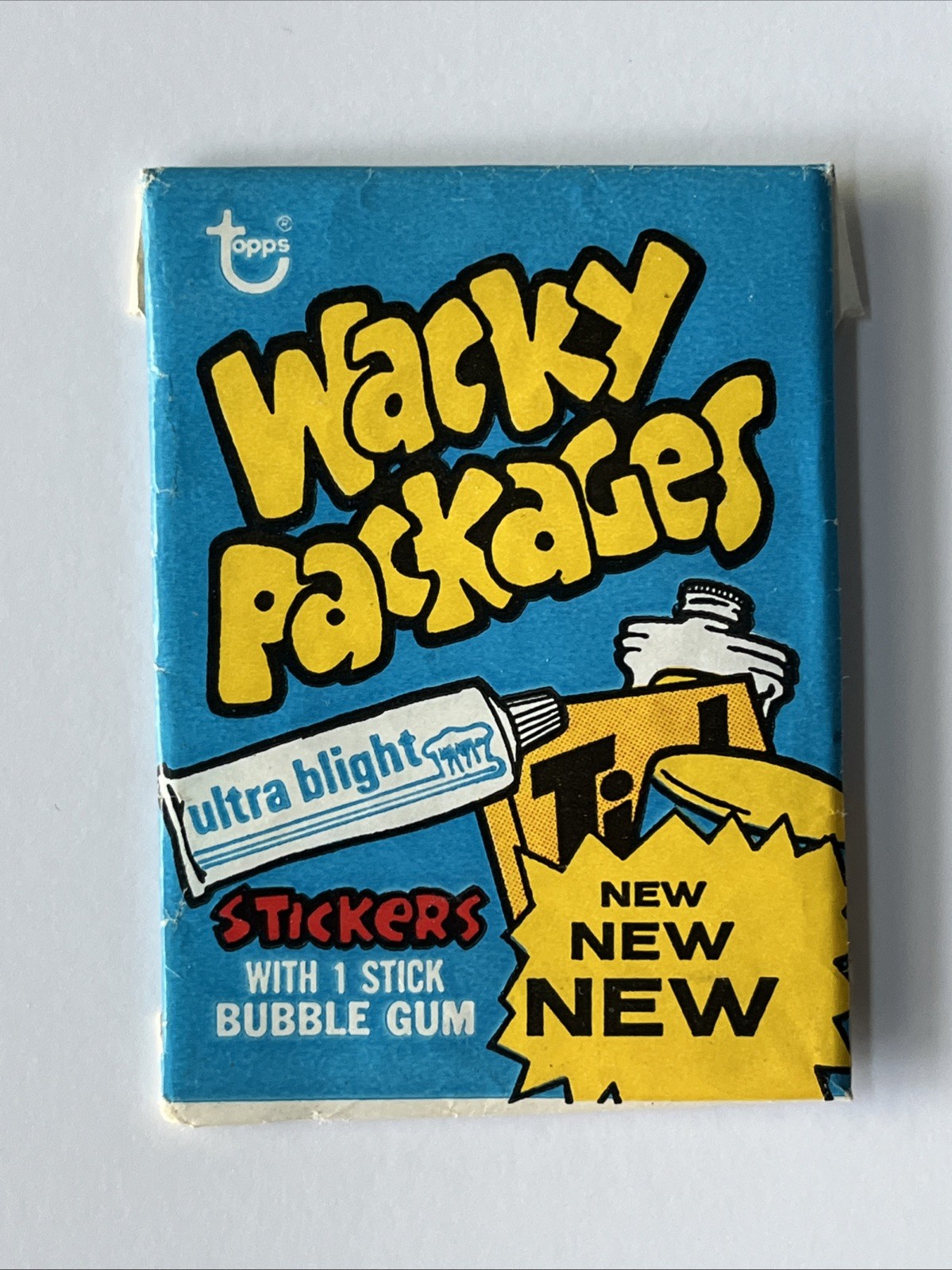 Vintage 1974 Topps Chewing Gum Wacky Packages UK England Empty Wrapper only Vintage 1974 Topps Chewing Gum Wacky Packages UK England Empty Wrapper only