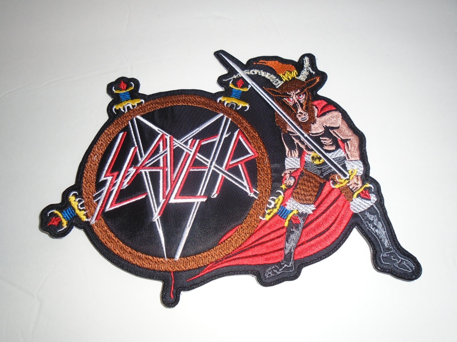 SLAYER SHOW NO MERCY EMBROIDERED BACK PATCH SLAYER SHOW NO MERCY EMBROIDERED BACK PATCH