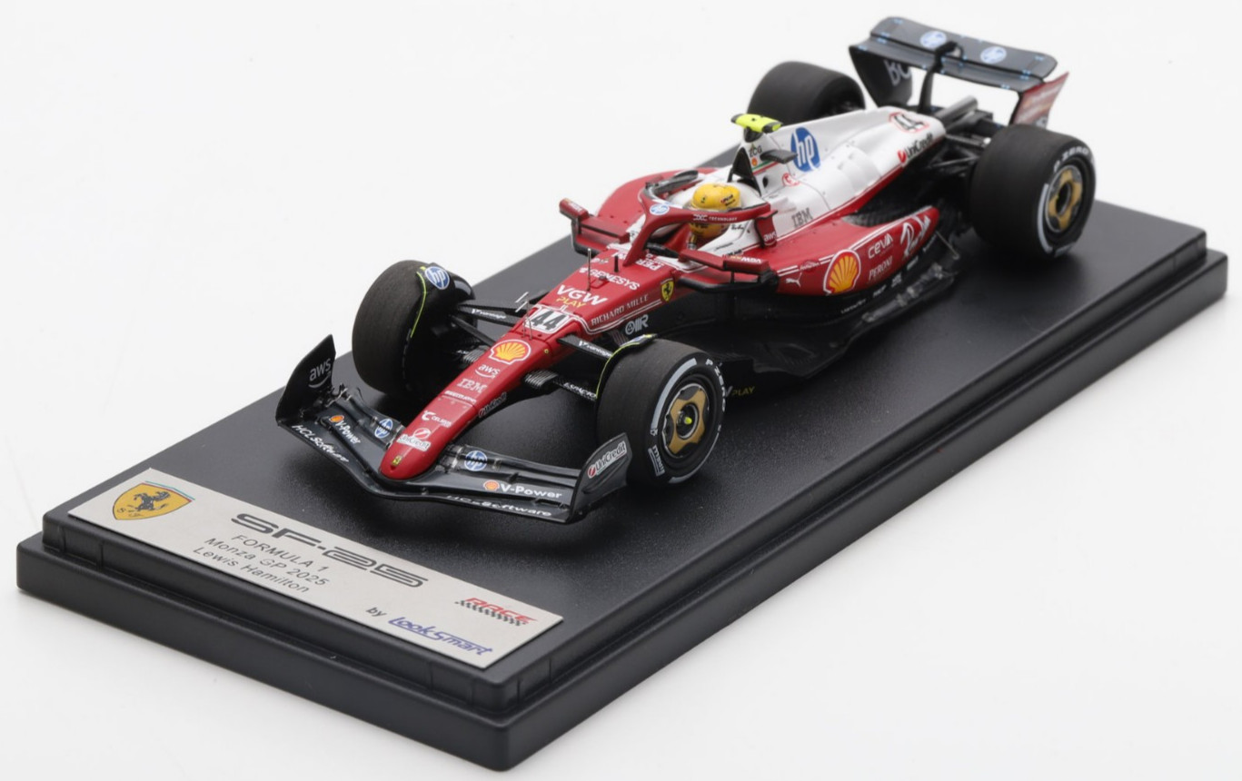LookSmart Ferrari - Lewis Hamilton - 2025 Italian GP 1:43 Diecast Car LSF1079 LookSmart Ferrari - Lewis Hamilton - 2025 Italian GP 1:43 Diecast Car LSF1079