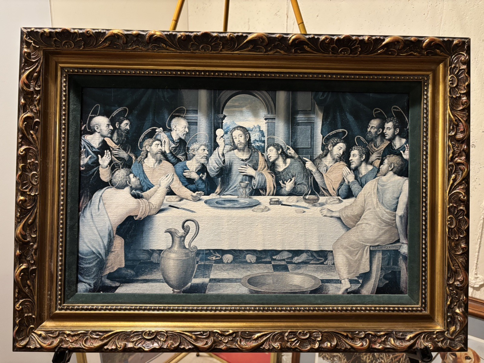 Official Museo del Prado Juan de Juanes Last Supper Framed Print Spanish 1989