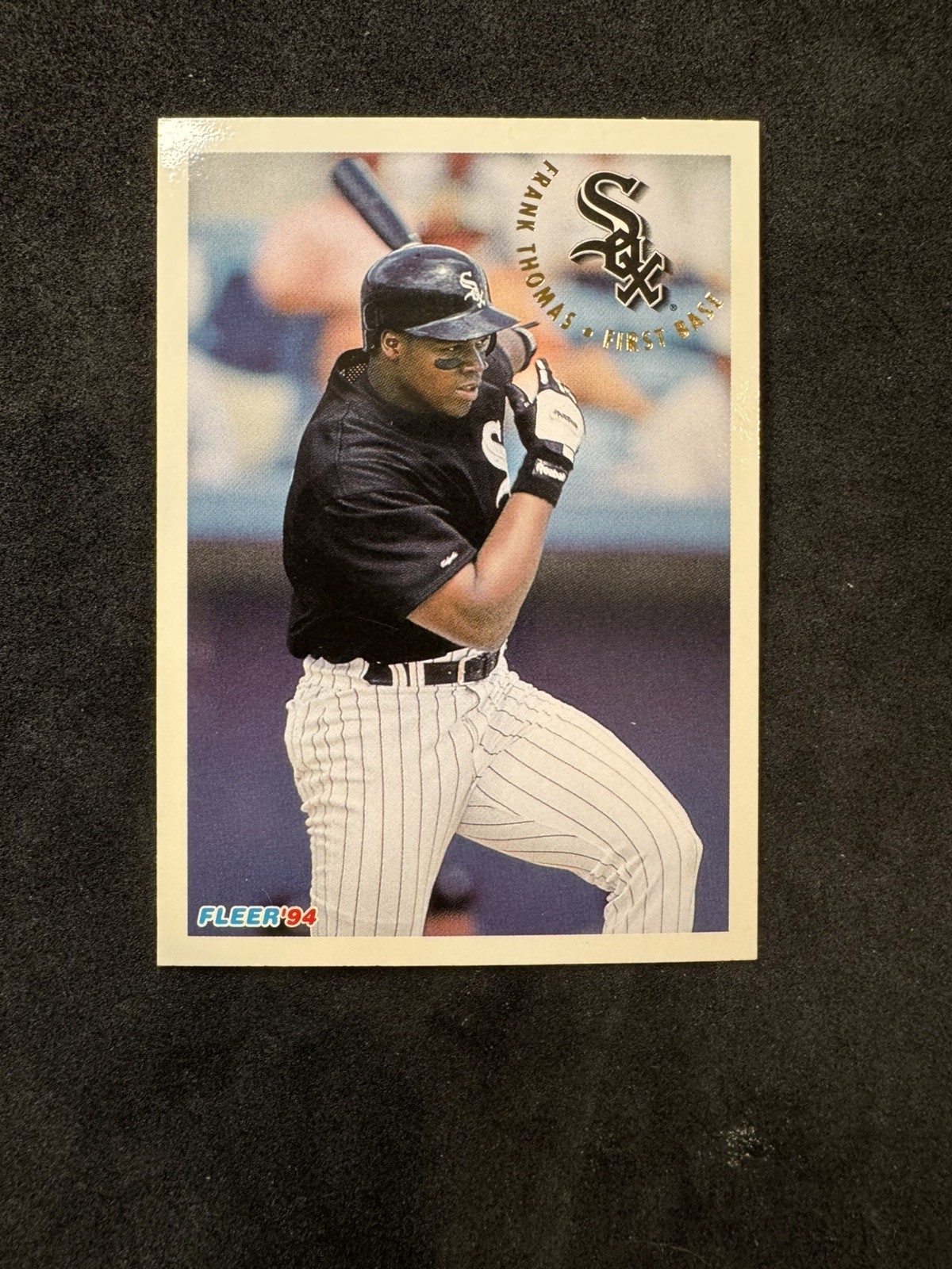 1994 Fleer #96 Frank Thomas Baseball Card 1994 Fleer #96 Frank Thomas Baseball Card