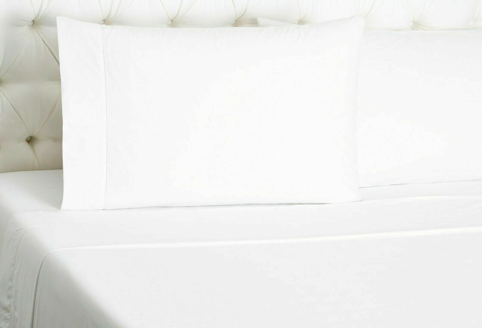 Sferra Leonardo White King Sheet Set 4 PC Solid 100% Cotton Percale Italy NEW Sferra Leonardo White King Sheet Set 4 PC Solid 100% Cotton Percale Italy NEW