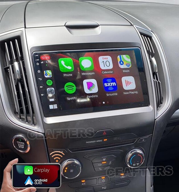 For Ford Edge 2015-2018 Android 14 GPS w/Camera Car Apple Carplay Radio Stereo