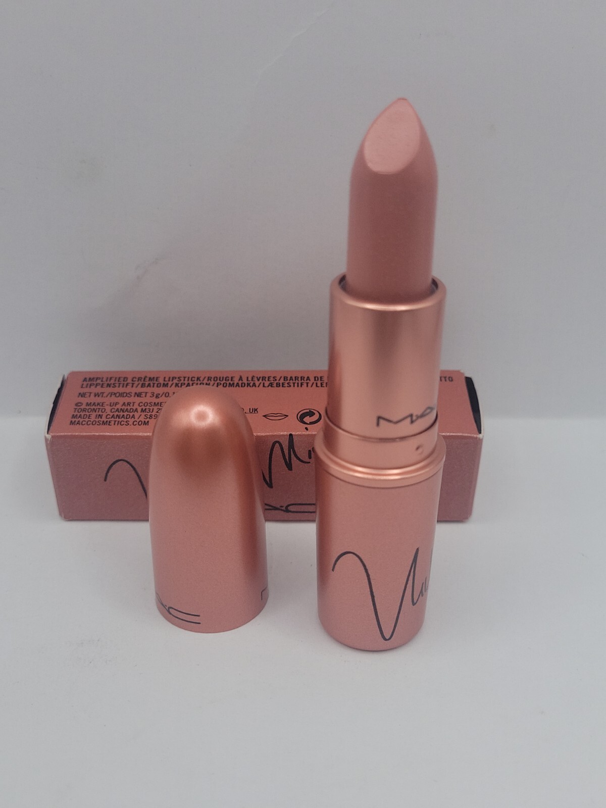MAC Amplified Creme Lipstick Nicki Minaj in Nicki\'s Nude - New in Box - RARE