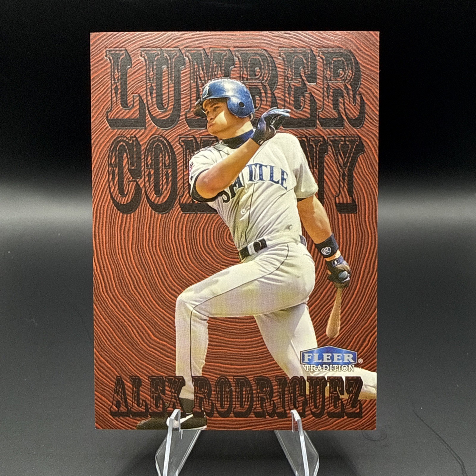 1998 Fleer Tradition Lumber Company - Alex Rodriguez Seattle Mariners