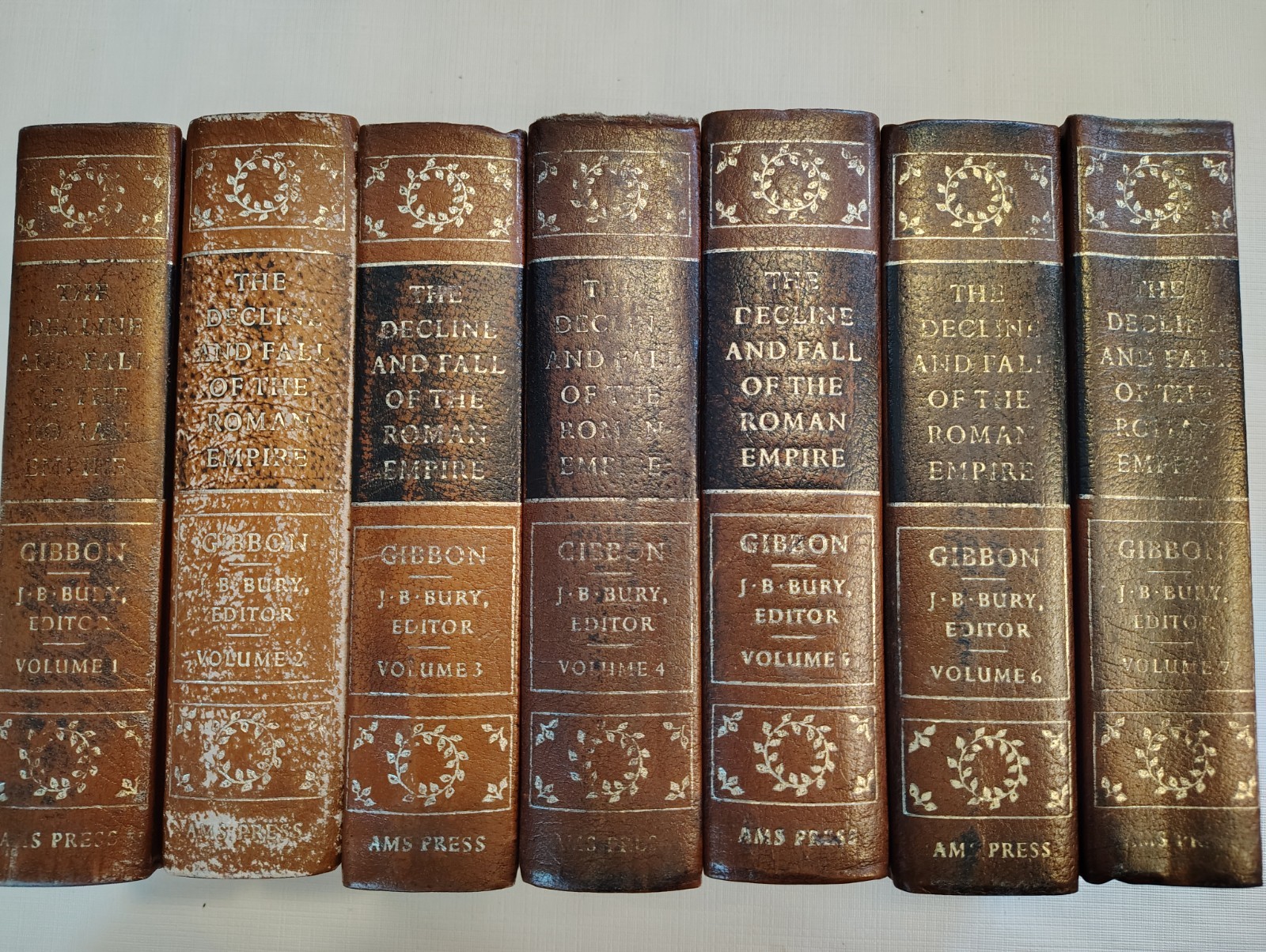 Decline And Fall Of The Roman Empire 7 Volume Book Set Edward Gibbon Hardcover