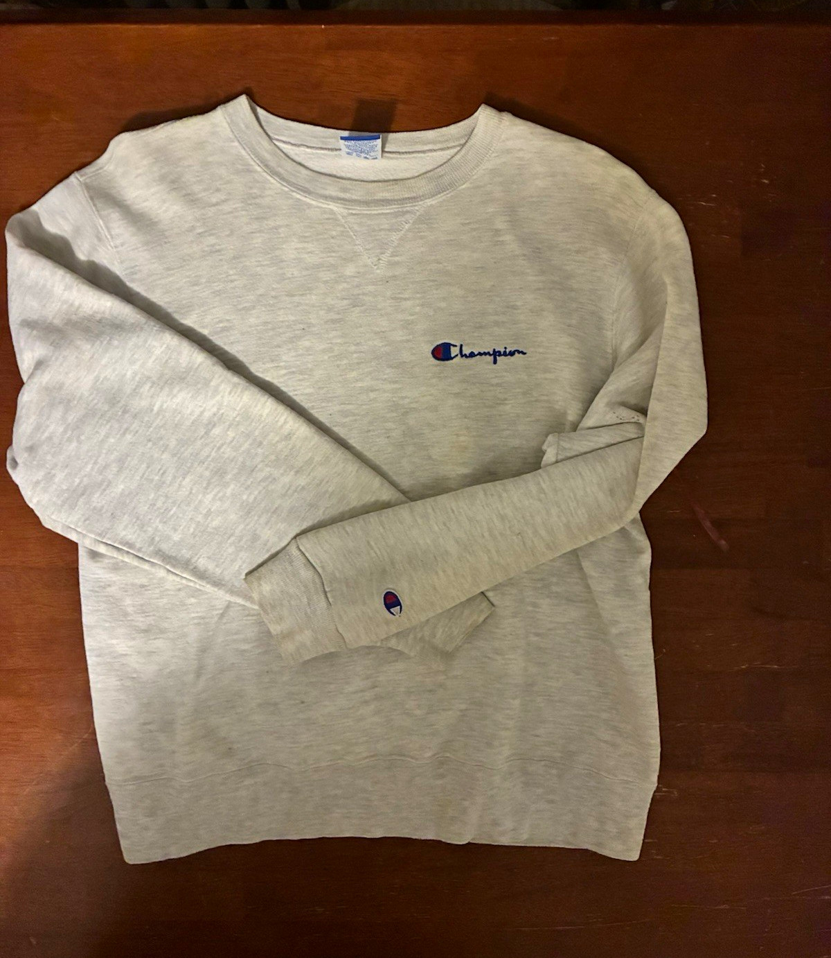 Vintage 90s Champion Sweatshirt Mens L Made USA Embroidered Logo 21x24 Vintage 90s Champion Sweatshirt Mens L Made USA Embroidered Logo 21x24