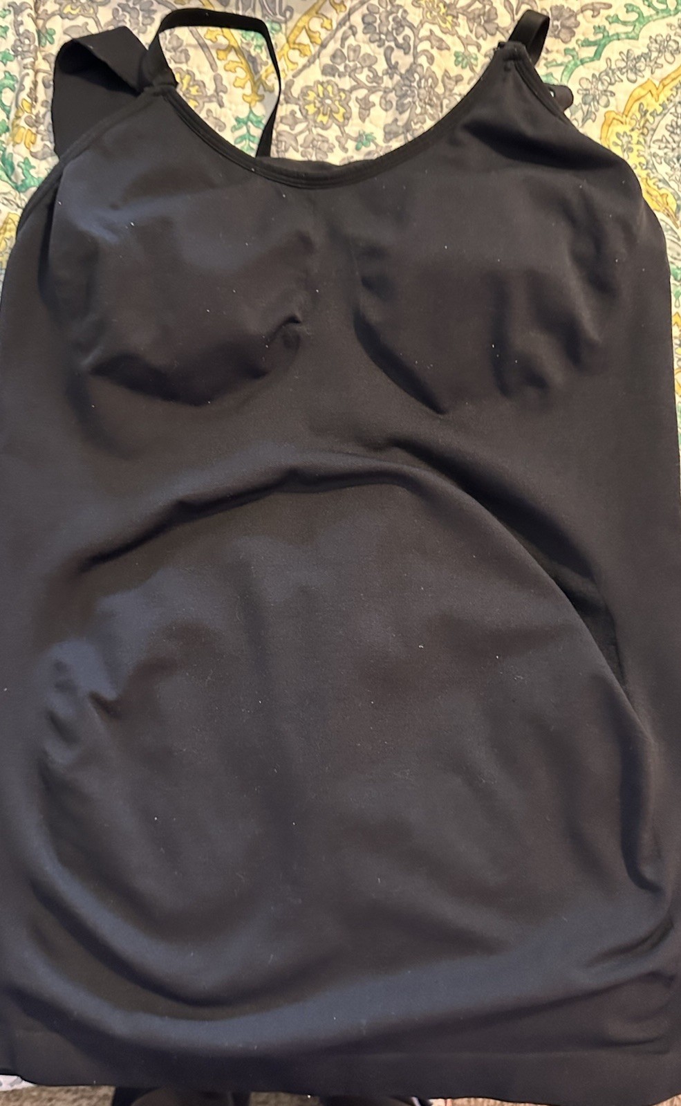 Hofish Black Shaping Wireless Bra Camisole XL Nylon- Spandex Hofish Black Shaping Wireless Bra Camisole XL Nylon- Spandex