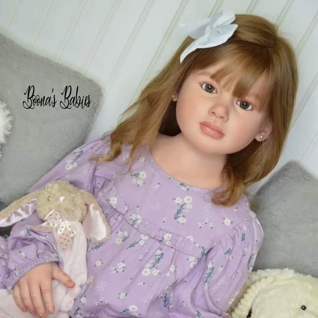 40inch Huge Size Toddler Painted Reborn Doll Kit Girl Rooted Hair Handmade Gifts 40inch Huge Size Toddler Painted Reborn Doll Kit Girl Rooted Hair Handmade Gifts