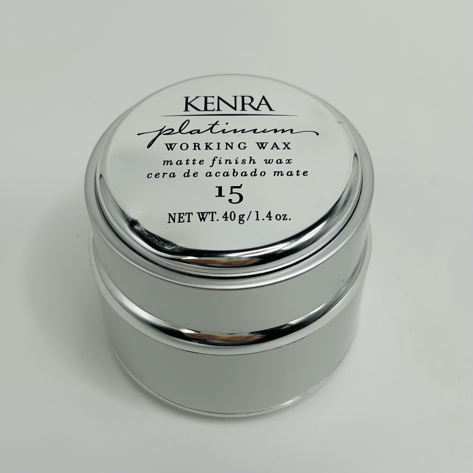 Kenra Platinum Working Wax 15 Matte Finish Styler - 1.4 oz - *EXP 10/2027*
