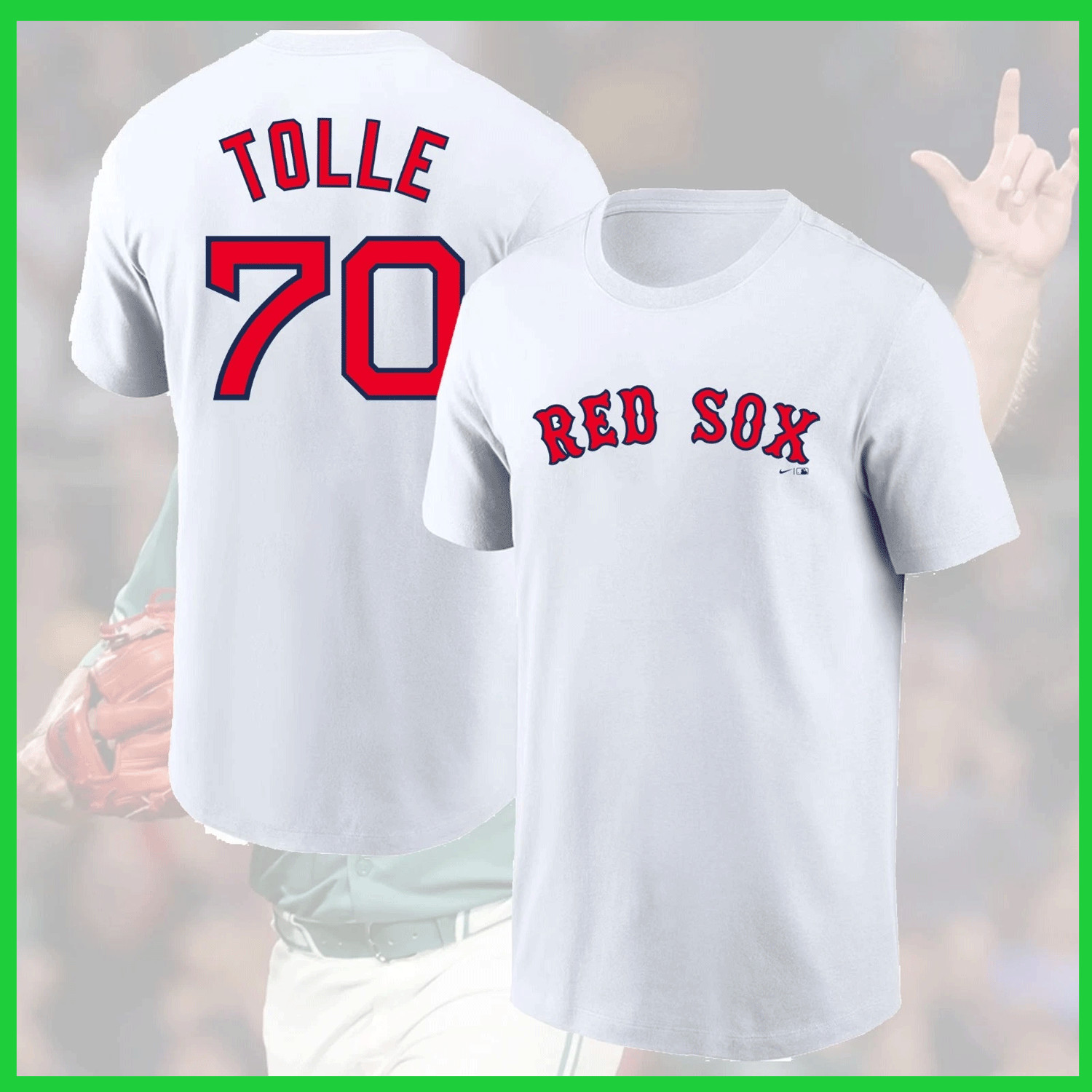 SALE Boston Baseball Payton #70 Tolle Team 2026 Name & Number Shirt Fan Gift