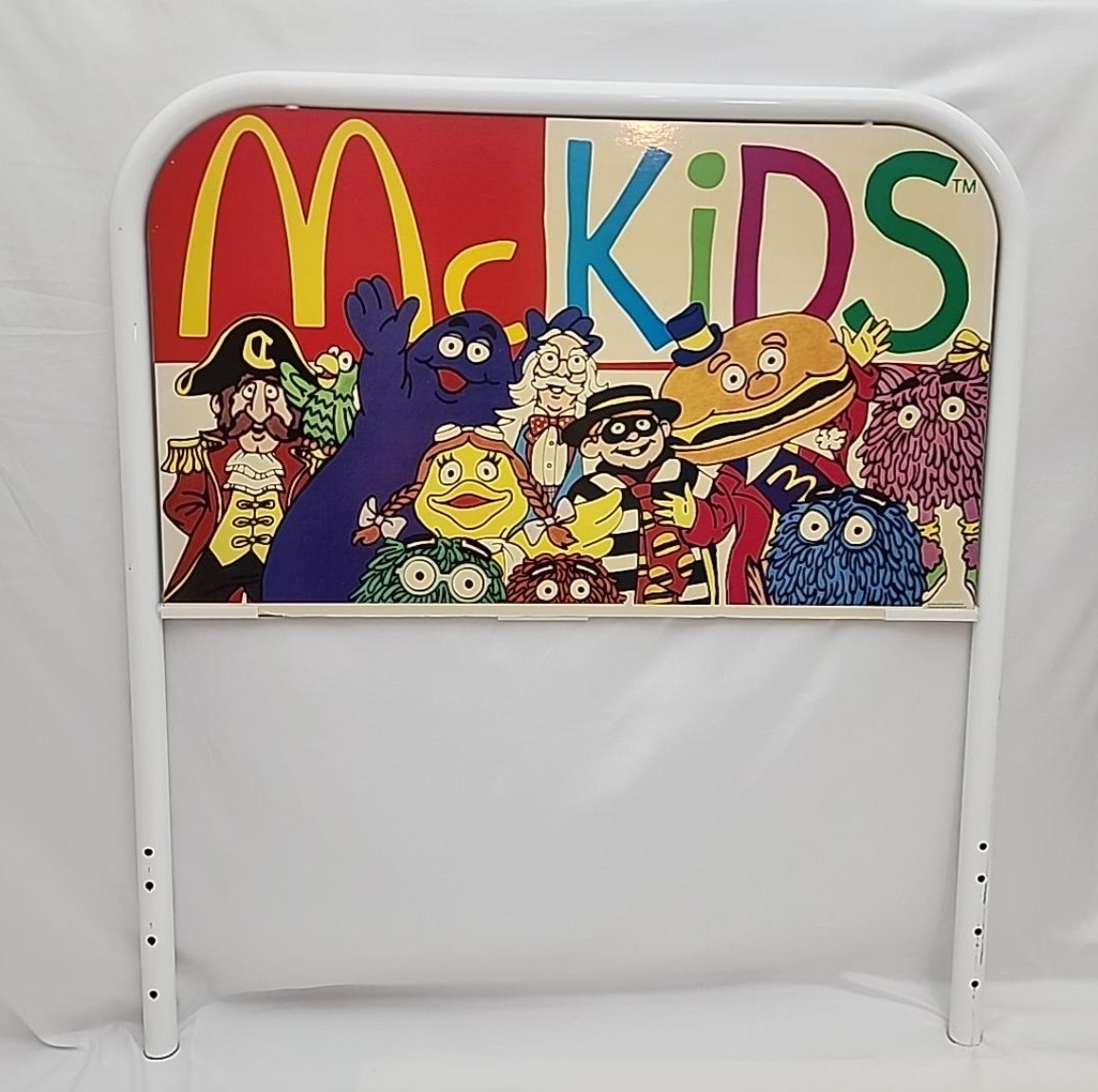 Vintage 1987 McDonald’s McKids Twin Headboard McDonaldland Characters Retro