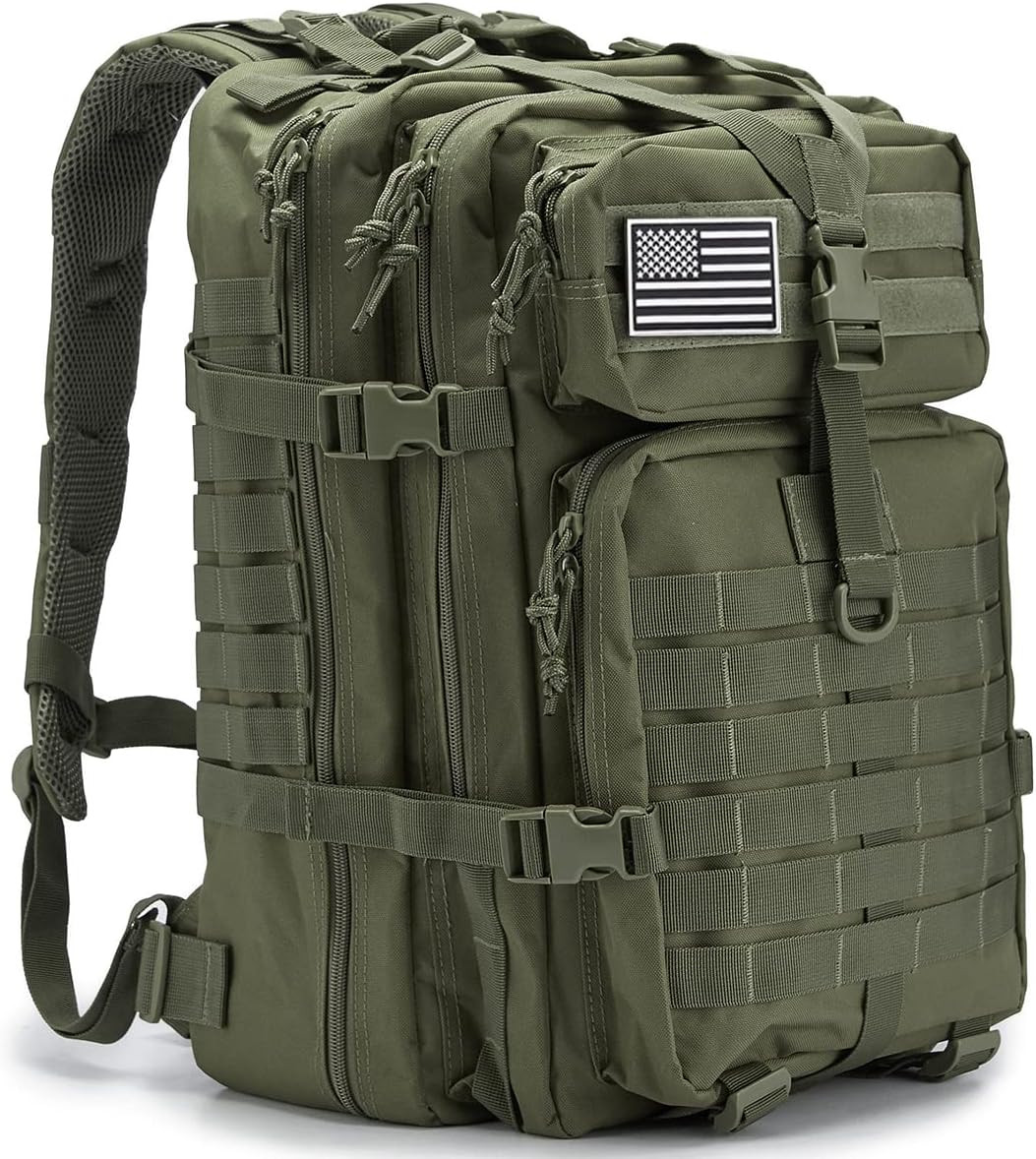 Mochila Táctica Para Hombre Grande 45L Militar Impermeable Deporte Al Aire Libre