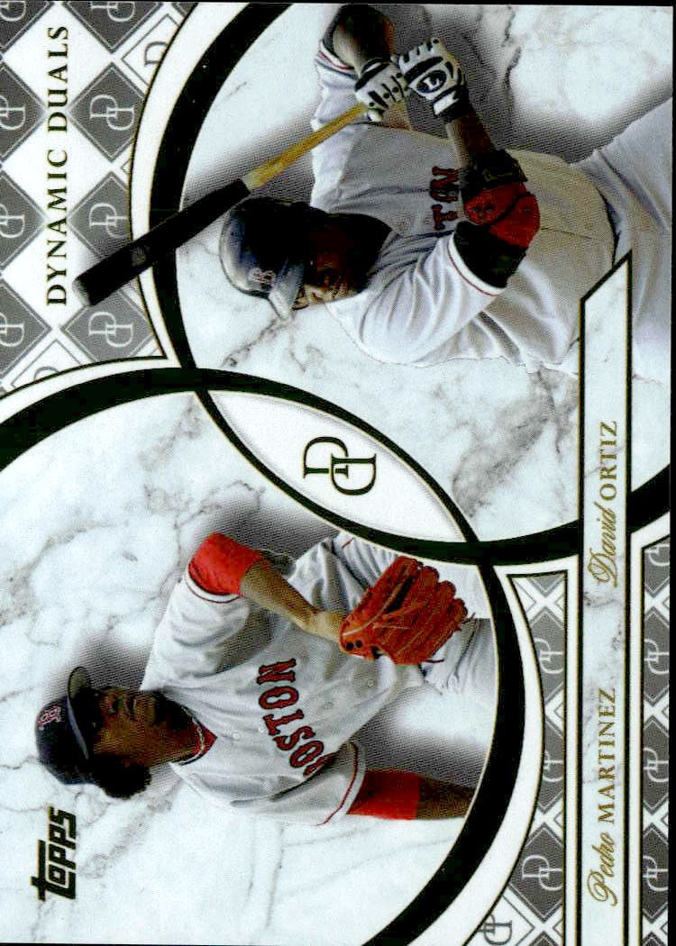 2024 Topps Dynamic Duals #6 Pedro Martinez / David Ortiz