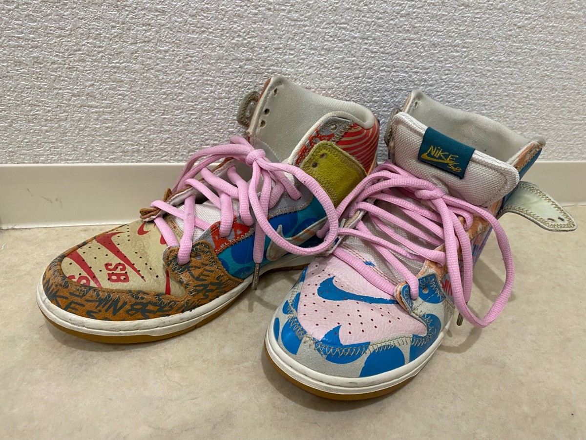 Size 8.5 - Thomas Campbell x Nike SB Dunk High What The