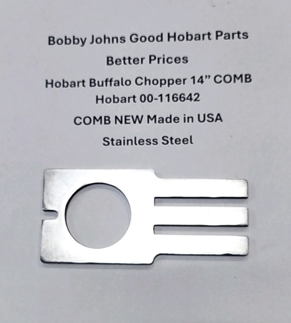 NEW Hobart Buffalo Chopper 14” COMB Hobart 00-116642 Made USA  Stainless Steel 