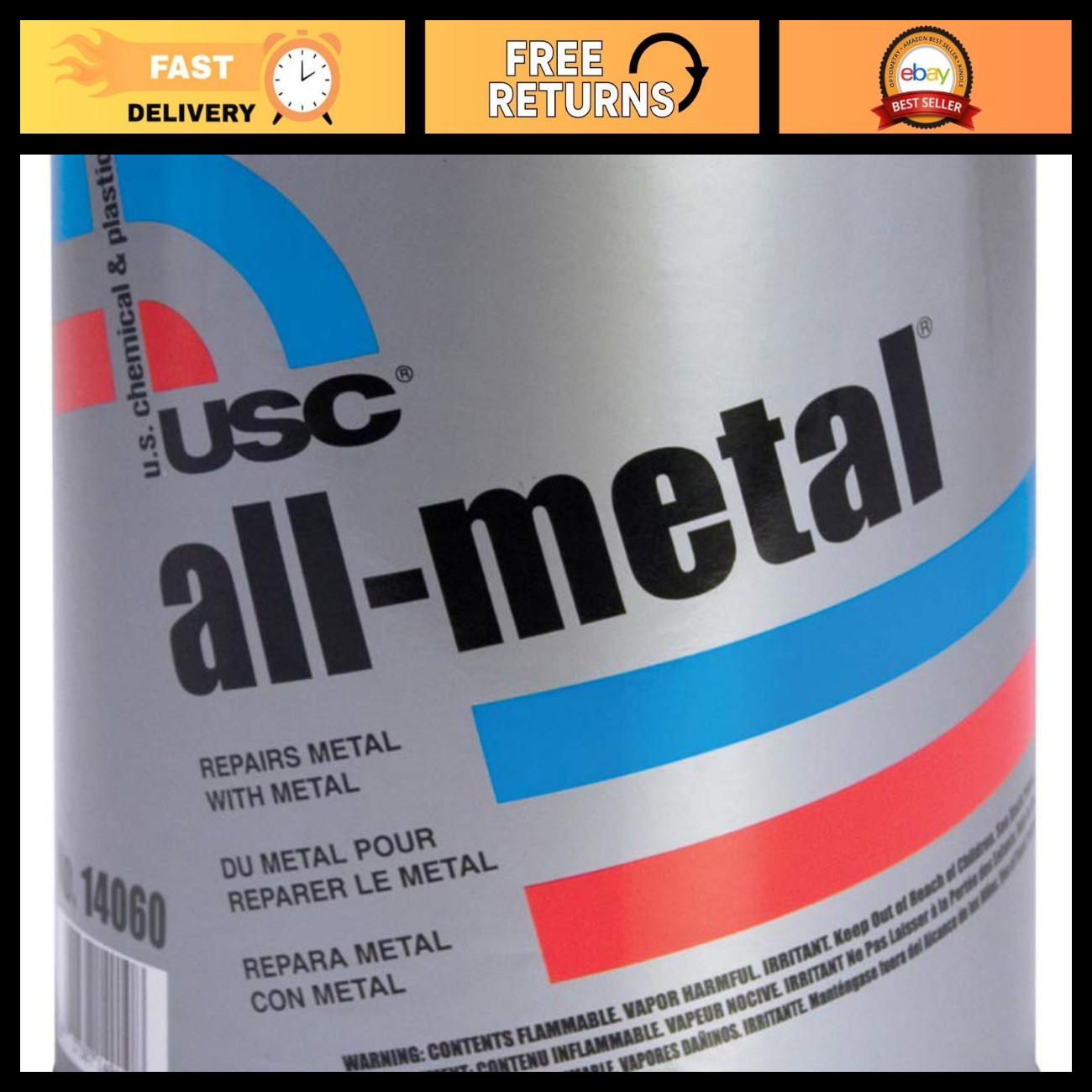 All-Metal 1-Quart Paint & Coating - Durable, Heavy-Duty, Easy Application
