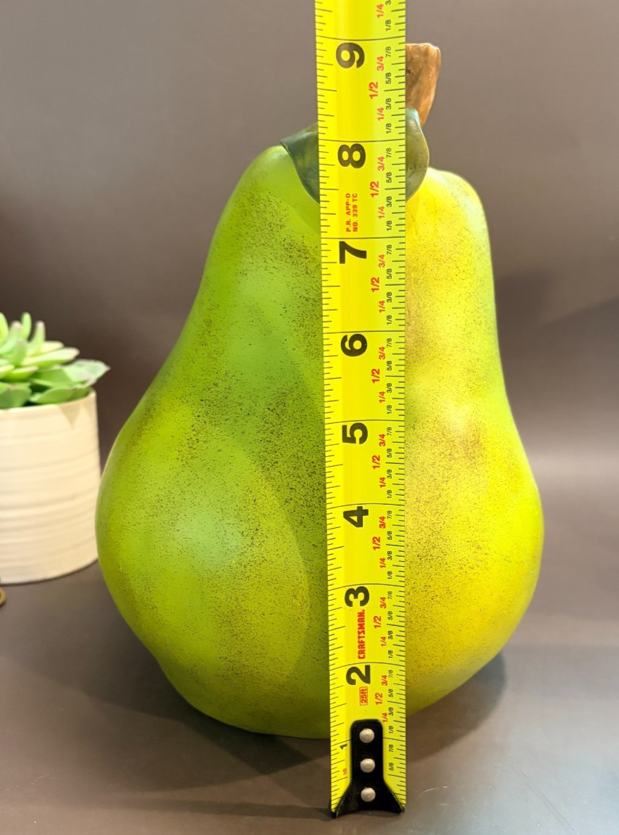 Large Decorative Resin Pear Sculpture 9