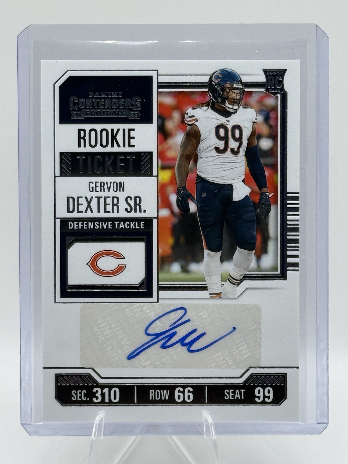 2023 Panini Contenders Rookie Ticket Gervon Dexter Sr. Auto Bears #236 2023 Panini Contenders Rookie Ticket Gervon Dexter Sr. Auto Bears #236