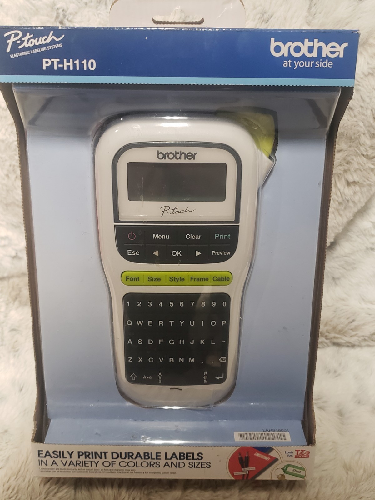 Brother P-touch PT-H110 Electronic Portable Handheld Label Maker Brother P-touch PT-H110 Electronic Portable Handheld Label Maker