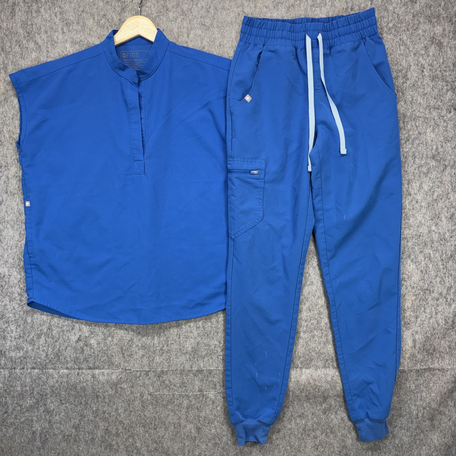 Figs Zamora High Rise Scrib Jogger XXS/T Rafaela XS Oversize Blue Set Nurse
