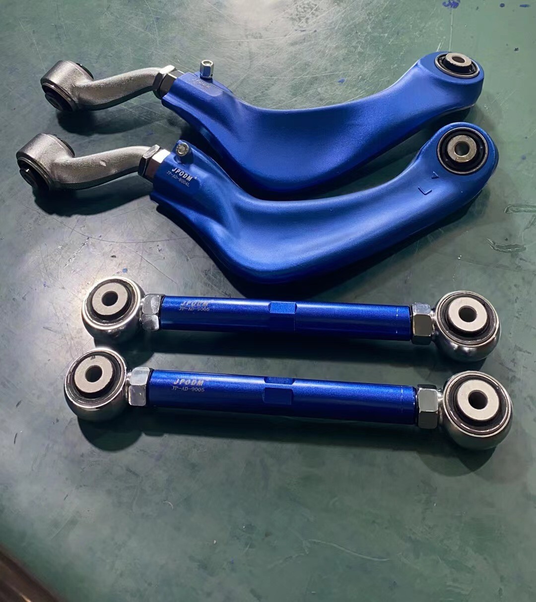 4 PCs Adjustable Rear Camber Arms+Toe arm For Audi A4 A5 A6 A7 Q5 2011-2019