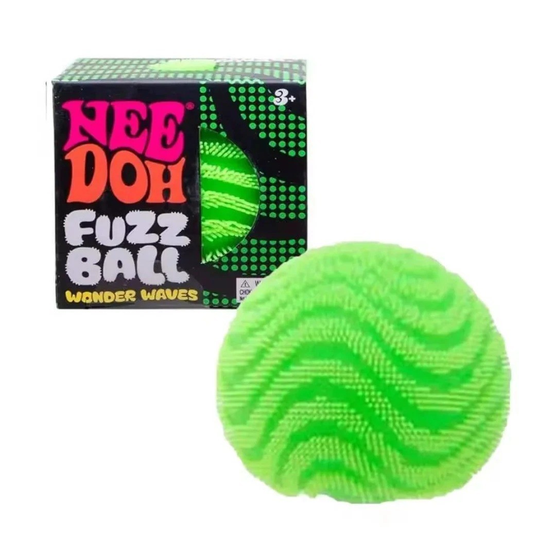 NeeDoh Fuzz Ball Wonder Waves Squishy Stress Nee Doh Fuzzball New