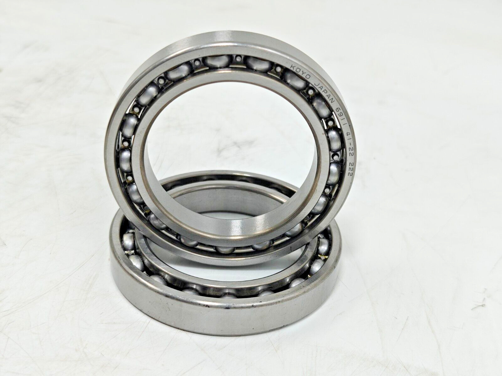 (2Pcs) 6911 KOYO Deep Groove Ball Bearing 55x80x13 mm 6911 / 61911 Lot Of 2