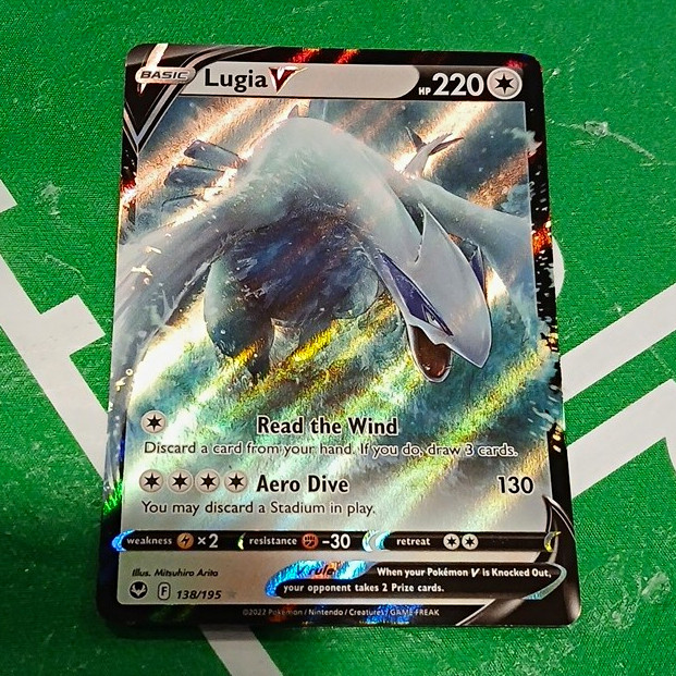 Pokemon TCG Lugia V SWSH301 Sword & Shield Promo Holo Basic 220 HP English Pokemon TCG Lugia V SWSH301 Sword & Shield Promo Holo Basic 220 HP English