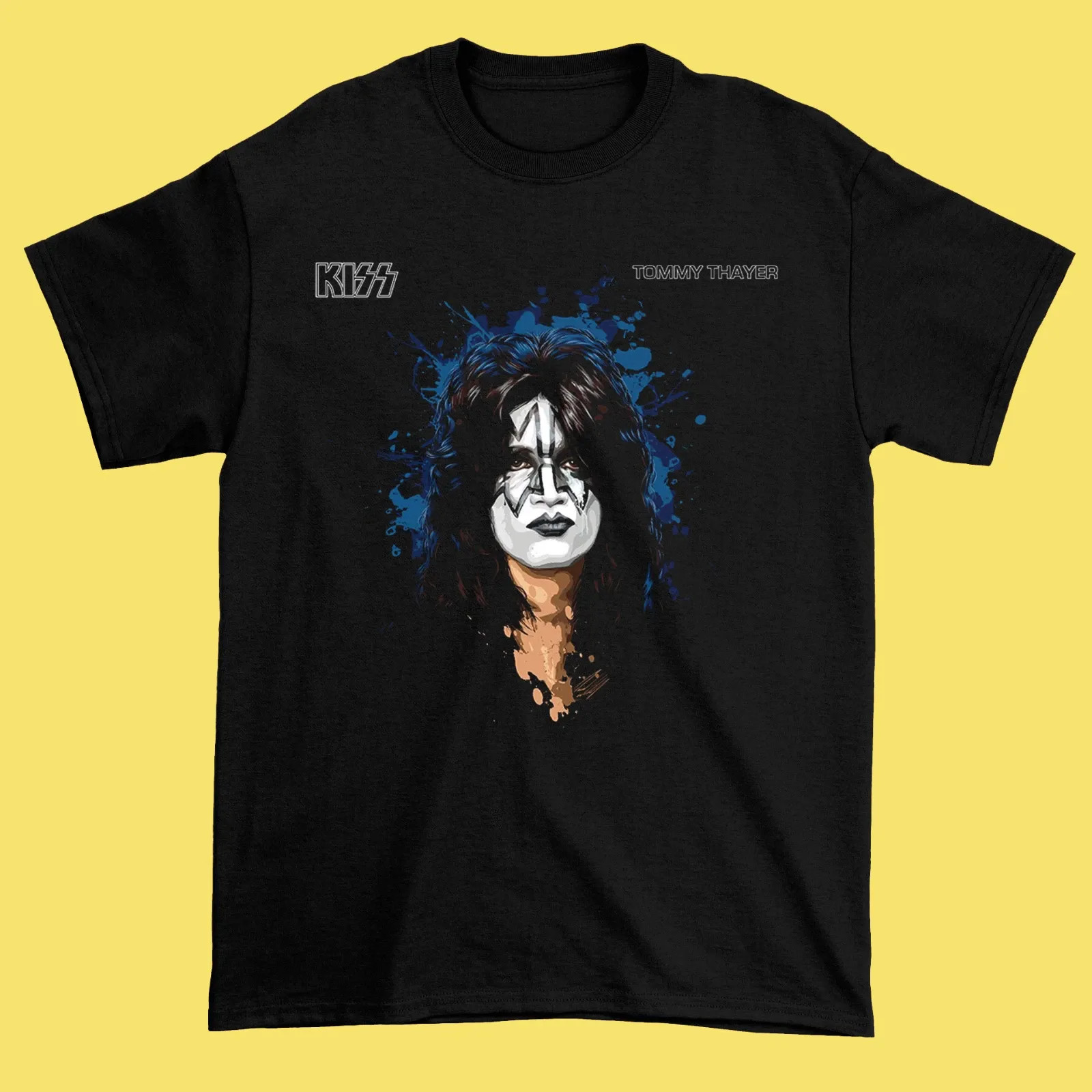HOT Tommy Thayer Kissmas Band Black Shirt FULL size S-5XL HT530